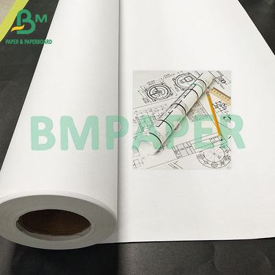 80GSM 420mm 넓은 형식 높은 잉크 흡수 저항 도면 CAD 결합 종이