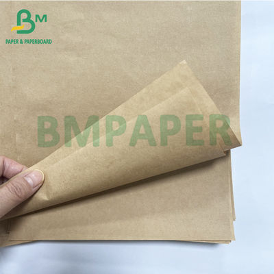 식품 포장재 재활용 가능한 강 40 50 GSM 천연 크래프트 종이