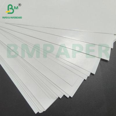 반짝이는 코팅 한 면 라벨 종이 80gsm 90gsm 흰색 C1S 아트 종이