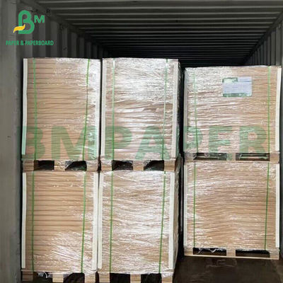 반짝이는 코팅 한 면 라벨 종이 80gsm 90gsm 흰색 C1S 아트 종이
