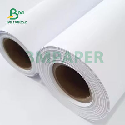 100gm 150gm 매트 코팅 CAD 플롯터 종이 롤 24' 36' X 300ft 염색 잉크