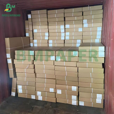 잉크젯 프린터용 20LB 넓은 형식 부착되지 않은 흰색 결합 종이 롤 24 &quot;x 150&quot;
