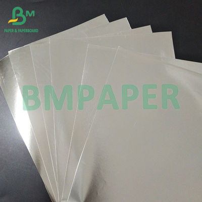 70gsm 763mm 인쇄 가능 은색 습기 강도 알루미니즘 맥주 라벨 홀로그램 종이
