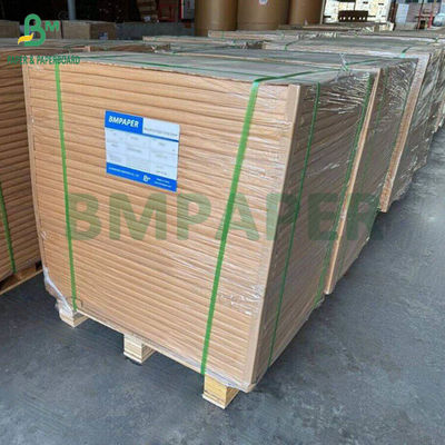 흰색 120gm C1S 아트 페이퍼 한쪽 코팅 반짝이는 500페이지
