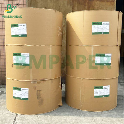 코팅 한쪽 C1S 반짝이는 라벨 얼굴 종이 90gsm 라벨 산업용