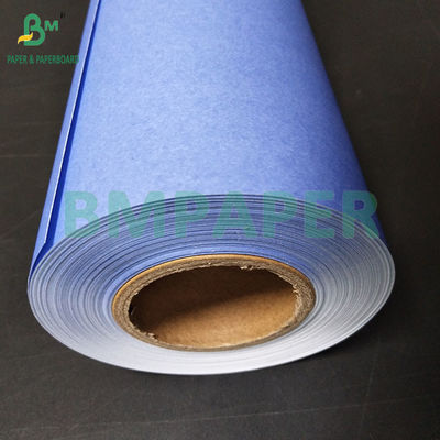 18&quot; 20LB 단면 보라색 파란색 CAD 플로터 페이퍼 2&quot; 코어