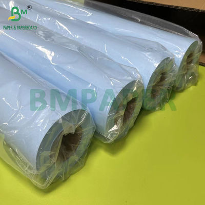 듀플 사이드 블루 80g 엔지니어링 디자인 블루 페이퍼 롤 24 &quot;x 50 야드