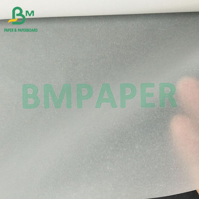 73gm 610mm*50m 흰색 좋은 인쇄 추적 종이 투명 롤 포장
