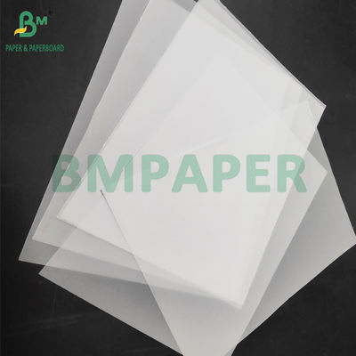 93gm 반투명한 흰색 트레이싱 페이퍼 꽃 포장을 위해 60 x 85cm 가벼운