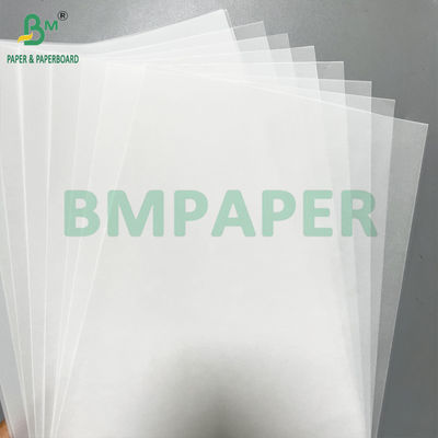 50 83 GSM 부드러운 흰색 반투명 전송 종이 롤 880mm x 40m