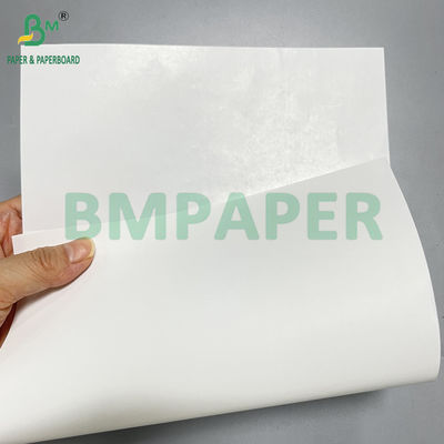 한쪽 반짝이는 62 65 GSM 흰색 젖은 - 라벨 제조를위한 강도 종이 롤