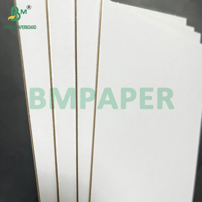 높은 딱딱성 1.2mm 회색 코어 양쪽 흰색 두꺼운 보드 반짝이는 표면