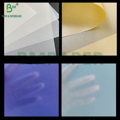 110gm 컬러 트레이싱 페이퍼 787mm By 1092mm 반투명 진주화 금 슬라이버 페이퍼