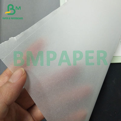 63gsm 24' 흰색 얼음 투명 롤 종이를 추적 및 그림