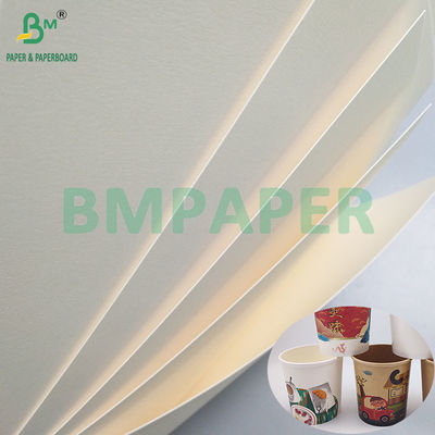 260gsm+18PE 매트 코팅 식품 기름 방지 종이 일회용 종이 컵 및 그릇 제조