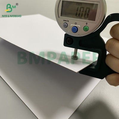 두꺼운 듀플렉스 보드 2면 코팅 흰색 1.0mm 0.8mm 0.7mm 31x43인치
