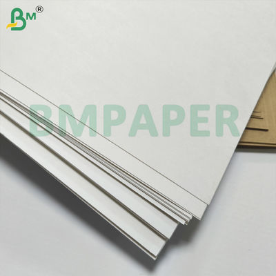 BMPAPER 액체 방지 흰색 및 갈색 PE 코팅으로 겹쳐진 컵 스톡 종이