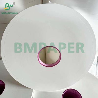 34mm x 6000m 흰색 MG 종이 롤 25g 26g 플라스틱 빨대를 포장하기 위해