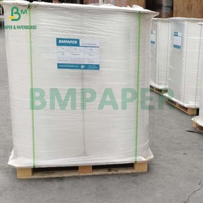 34mm x 6000m 흰색 MG 종이 롤 25g 26g 플라스틱 빨대를 포장하기 위해