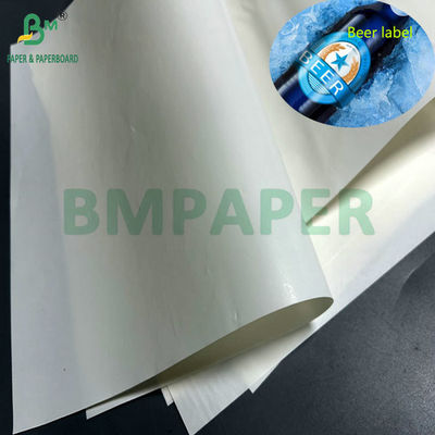 68gsm 70gsm 1100mm 너비 높은 습기 강도 맥주 병 라벨을 위한 C1S 종이