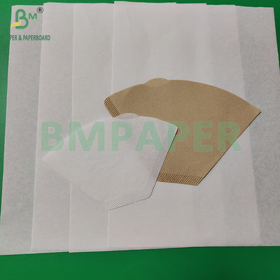 50gm 328mm 흰색 및 갈색 식품 품질 커피 필터 잔류 종이 롤