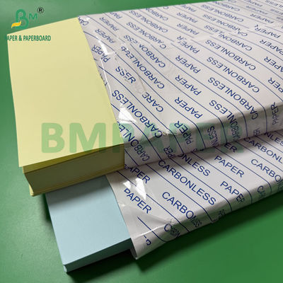 75gr 78gr 탄소 없는 종이 CF 노란색 CFB 파란색 글자 크기 216x279mm 이미지 검은색