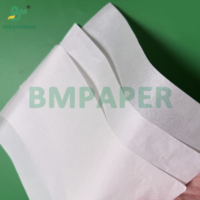 40g 식품 등급 빵 포장용 흰색 지방 방지 종이 350mm - 600mm