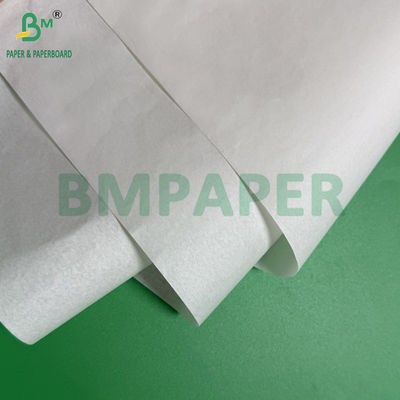 40g 식품 등급 빵 포장용 흰색 지방 방지 종이 350mm - 600mm