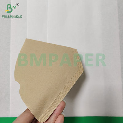 50gm 백화 및 백화되지 않은 식품 품질의 부지 않은 커피 필터 종이