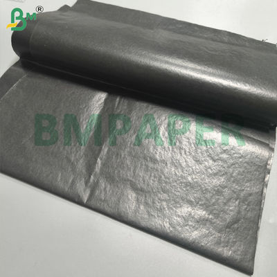 30gm 단면 빛나는 검은 종이 과일 보호 가방 내부 층