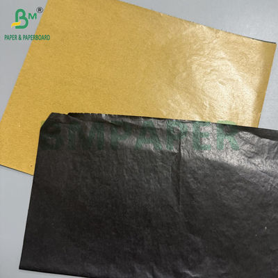 30g 양면 반짝이는 검은 종이 롤 370mm 420mm 과일 봉지 보호
