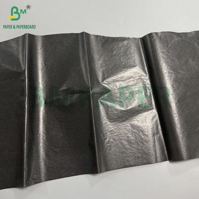 30g 양면 반짝이는 검은 종이 롤 370mm 420mm 과일 봉지 보호