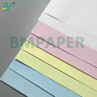 48g 80gsm 흰색 / 분홍색 / 다채로운 NCR 탄소 없는 복사 종이 편지 크기 8.5 &quot;x11&quot; &amp; 8.5 &quot;x14&quot; 화물 및 양식 검은색 이미지