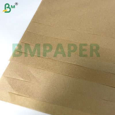 브라운 크래프트 실리콘 코팅 릴리스 페이퍼 80gsm 라벨 및 지방 저항 응용 프로그램