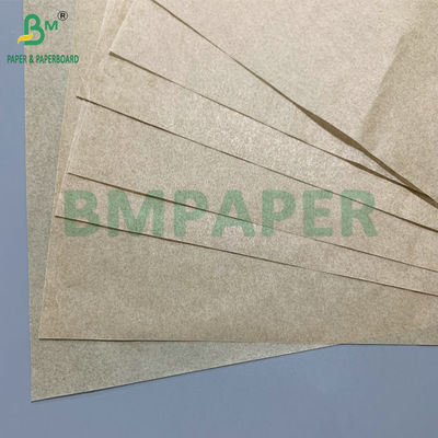 30gm 40gm 브라운 베이킹 페르그먼트 종이 듀얼 사이드 실리콘 덤보 롤
