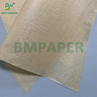 30gm 40gm 브라운 베이킹 페르그먼트 종이 듀얼 사이드 실리콘 덤보 롤
