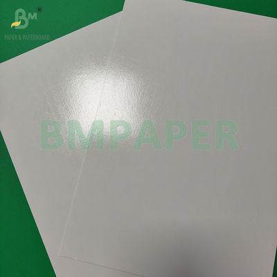 300gm+15gm 광택있는 PE 코팅 식품 등급 흰색 종이판 포장 냉동 제품