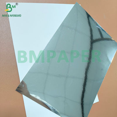 400gm 425gm 은 거울 카드 스톡 샴머 금속 종이 포장 상자