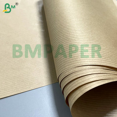 60gm 단면 매끄러운 화려한 갈색 줄무늬 Kraft 종이 포장용 식품 공예품 / DIY