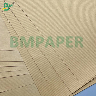 50gm 60gm 70gm 가벼운 눈물 내성 갈색 줄무늬 크래프트 종이 한 면 반창고 꽃 포장재 빵 포장재