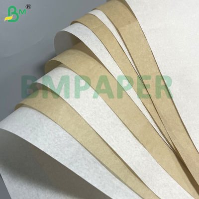 50gm 60gm 지방 식품 포장용 열 저항성 지방 저항성 종이 갈색 & 흰색 Kit3 Kit5 Kit7 습도에 저항성 재활용