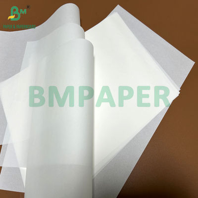35그램 40그램 흰색 지방 방지 종이 패스트푸드 포장재 20x26cm