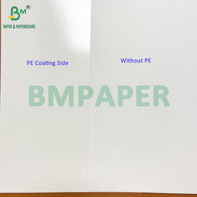 냉동 식품 포장을 위한 275gsm + 15g PE 백색 종이 보드 (PE 시트 포함)