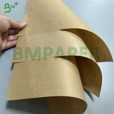 60g 70g 재활용 된 긴 섬유 띠 띠 Kraft 종이 롤 70cm 80cm 음식 가방
