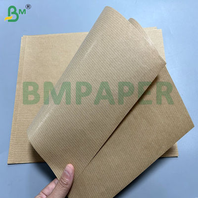 60g 70g 재활용 된 긴 섬유 띠 띠 Kraft 종이 롤 70cm 80cm 음식 가방