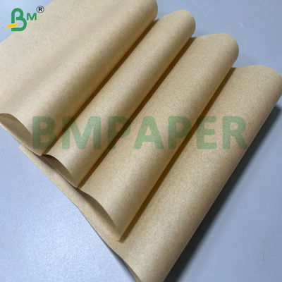 30gsm 35gsm 갈색 내유성 샌드위치 포장지 18x18"