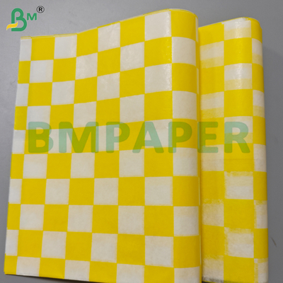 샌드위치 포장용 30gsm 지방 저항성 백스 종이 롤