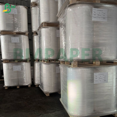 26g 28g 식품 등급 흰색 톱스틱 포장 종이 22mm-1090mm 롤