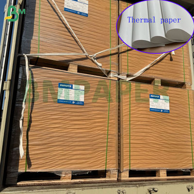 70그램 75그램 인쇄 가능한 흰색 점보 롤 열 감지 용지 (795mm 800mm)