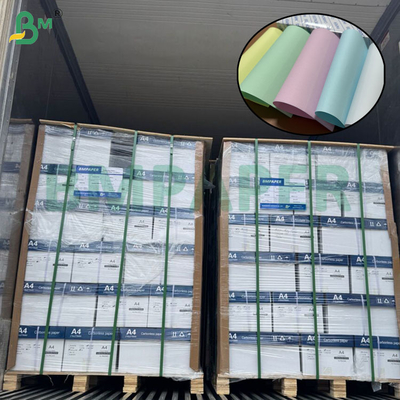 60gsm 65gsm 먹지 복사 용지 8.5 X 11인치 CFB CF 카나리아 색상 CCP 용지